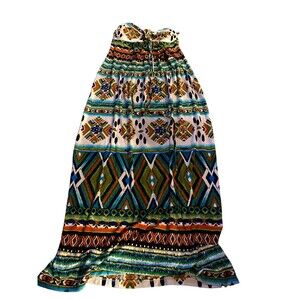Intermission Maxi Dress Multicolor Size 6 Aztec Sweetheart Strapless
